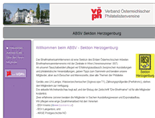 Tablet Screenshot of absv-herzogenburg.voeph.at